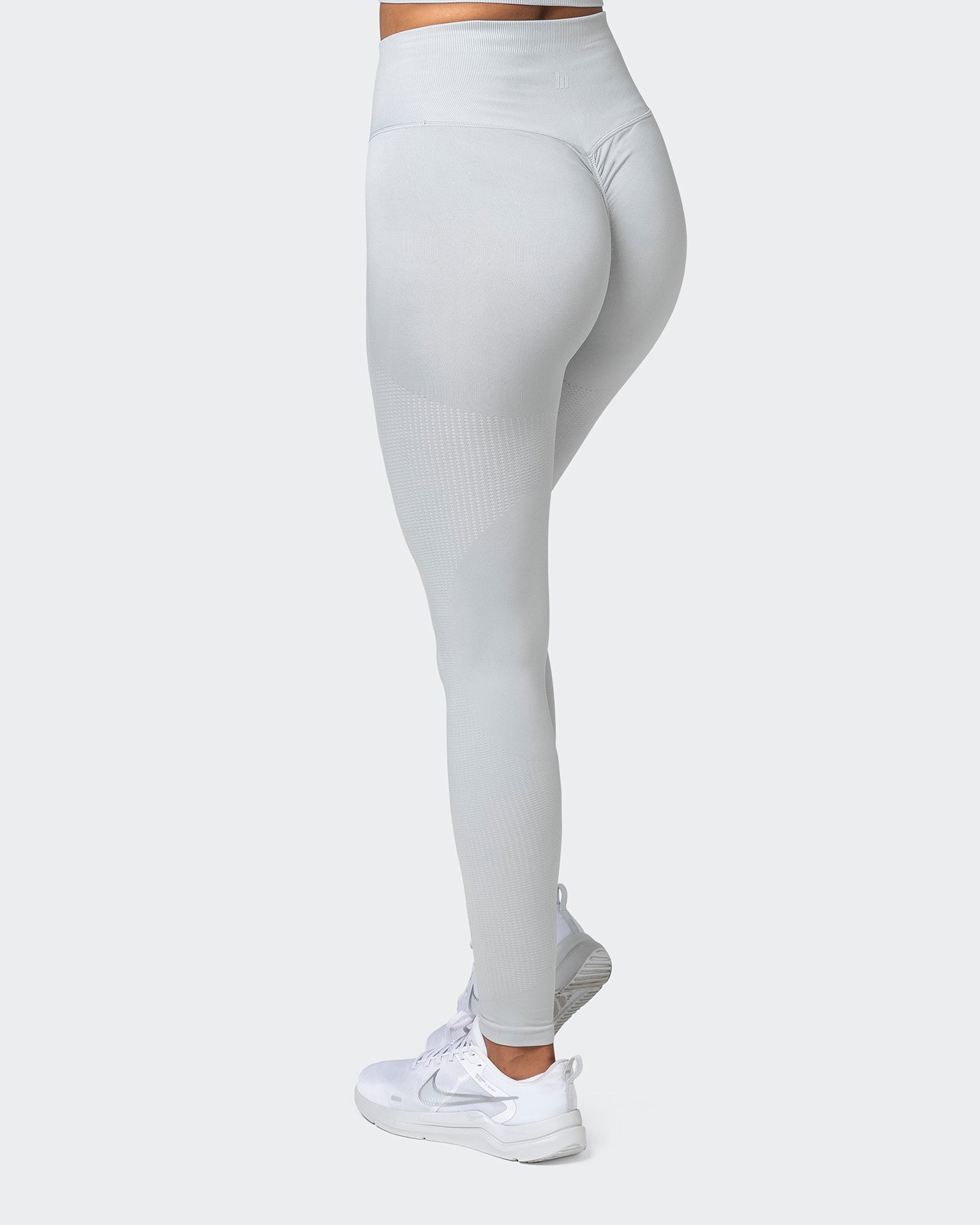 Seamless Full Length Leggings - Steel-Leggings-XS-032232STEEL-XS-MNAPPRL16898-6-Muscle Nation