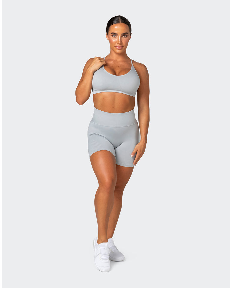 Definition Seamless Bra - Steel-Sports Bras-XS-062250STEEL-XS-MNAPPRL16802-7-Muscle Nation