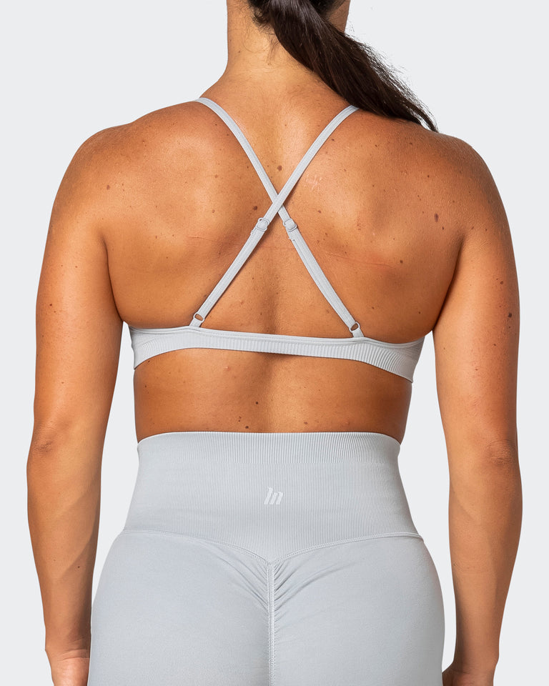Definition Seamless Bra - Steel-Sports Bras-XS-062250STEEL-XS-MNAPPRL16802-6-Muscle Nation