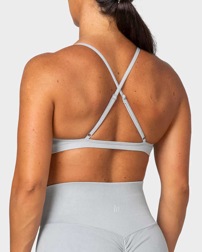 Definition Seamless Bra - Steel-Sports Bras-XS-062250STEEL-XS-MNAPPRL16802-5-Muscle Nation