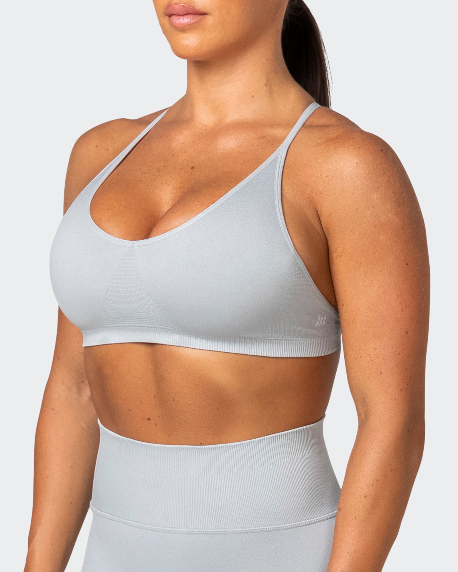 Definition Seamless Bra - Steel-Sports Bras-XS-062250STEEL-XS-MNAPPRL16802-3-Muscle Nation