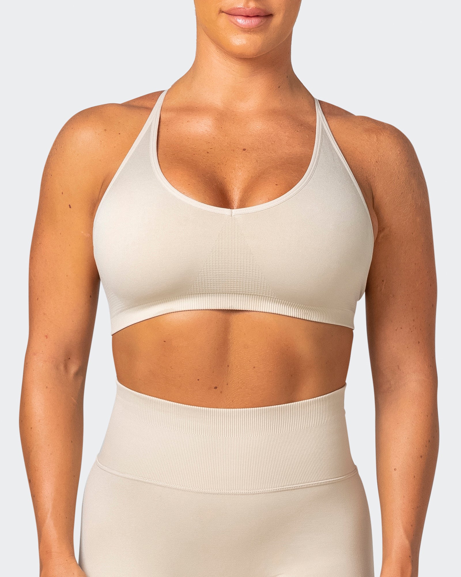 Definition Seamless Bra - Bone-Sports Bras-XS-062250BNE-XS-MNAPPRL16814-2-Muscle Nation