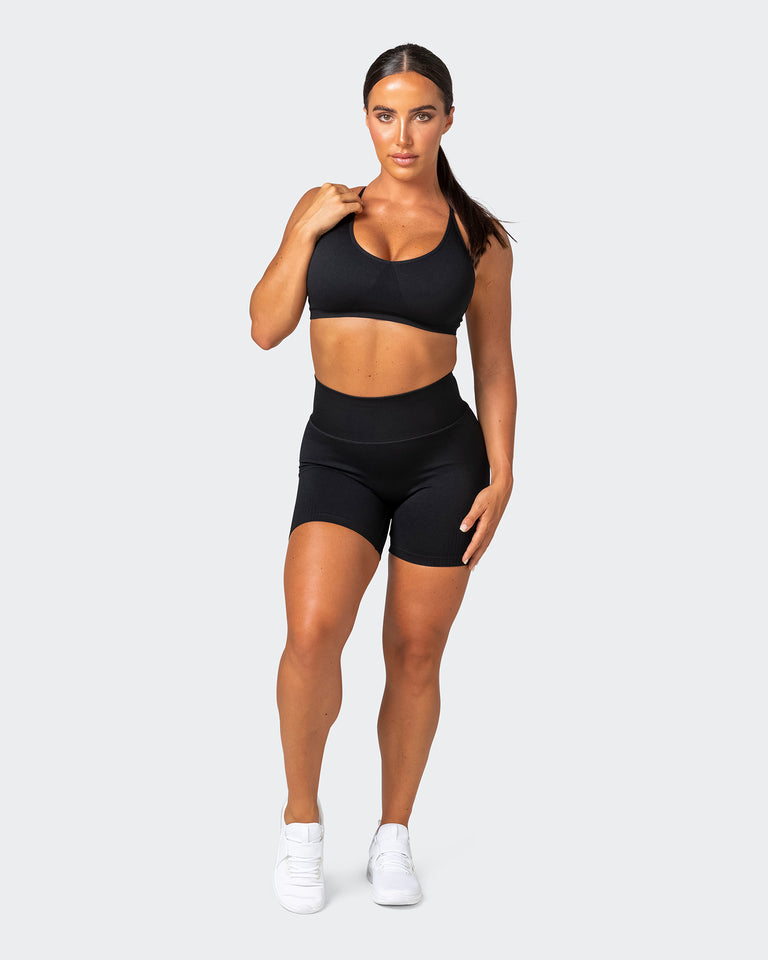 Definition Seamless Bra - Black-Sports Bras-XS-062250BLK-XS-MNAPPRL16796-7-Muscle Nation