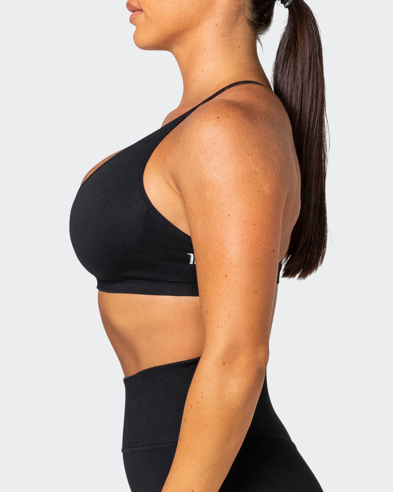 Definition Seamless Bra - Black-Sports Bras-XS-062250BLK-XS-MNAPPRL16796-4-Muscle Nation