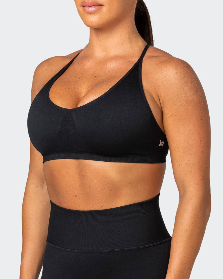 Definition Seamless Bra - Black-Sports Bras-XS-062250BLK-XS-MNAPPRL16796-3-Muscle Nation