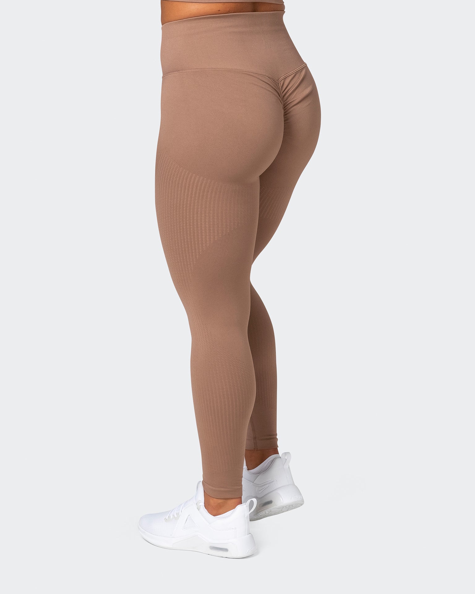 Seamless Full Length Leggings - Biscuit-Leggings-XS-032232BSCUIT-XS-MNAPPRL16904-5-Muscle Nation