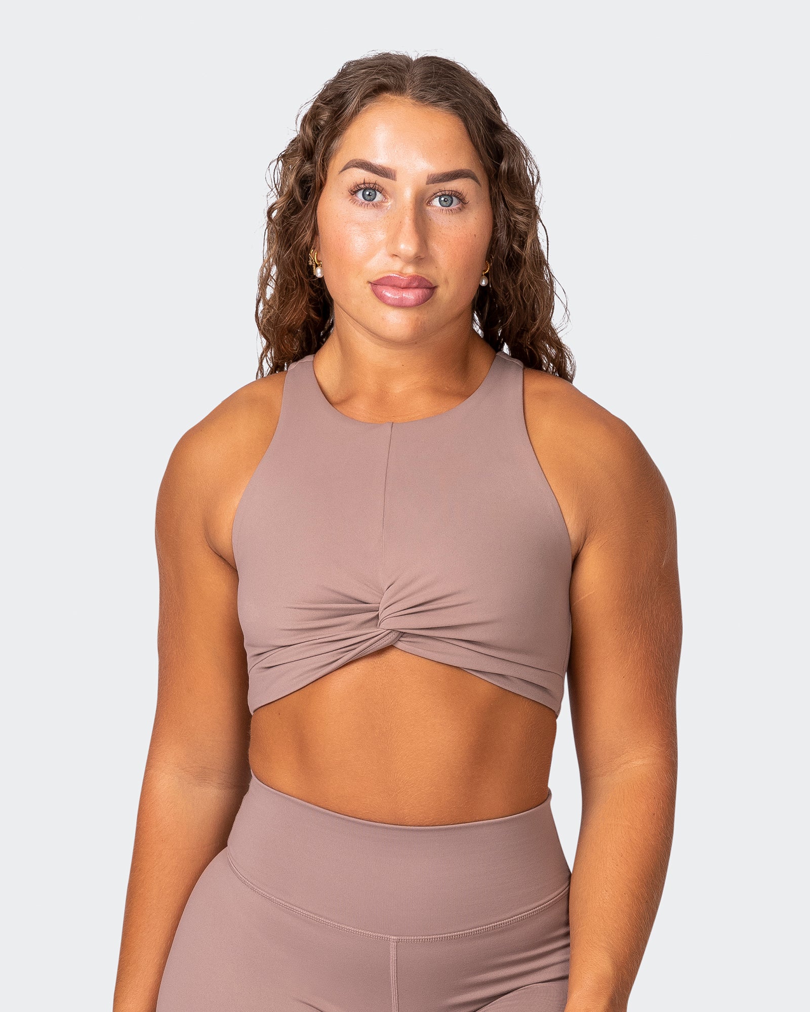 Defined Bra - Praline-Sports Bras-XS-032317PRLN-XS-MNAPPRL21915-1-Muscle Nation