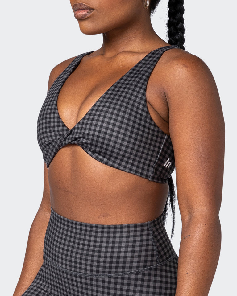 Demi Bralette - Monochrome Check Print-Bralettes-XS-092204MONCHPR-XS-MNAPPRL20796-3-Muscle Nation