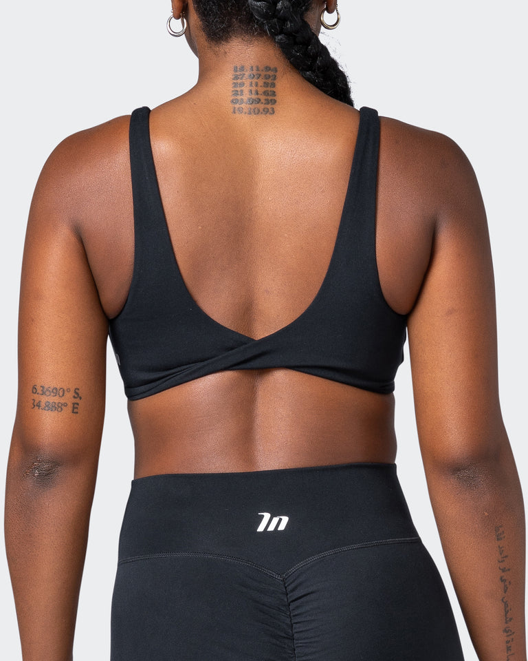 Demi Bralette - Black-Bralettes-XS-092240BLK-XS-MNAPPRL17046-6-Muscle Nation