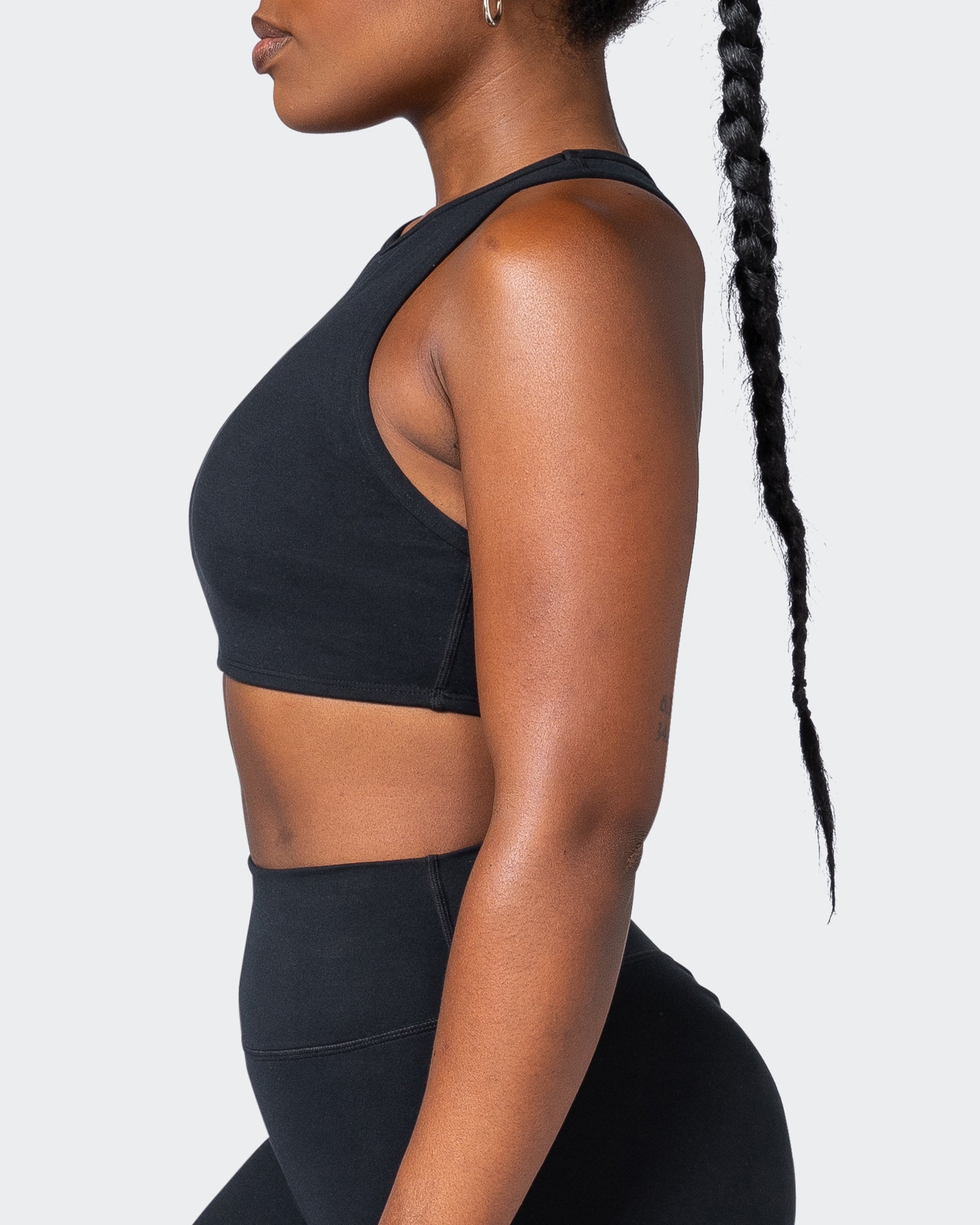 All Rounder Bra - Black-Sports Bras-XS-092207BLK-XS-MNAPPRL20868-4-Muscle Nation