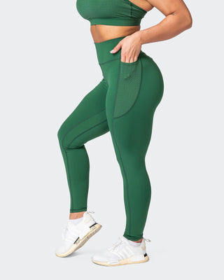 AMRAP Ankle Length Leggings - Fir Green-Leggings-XXS-MNAPPRL9876-MNAPPRL9876-1-Muscle Nation