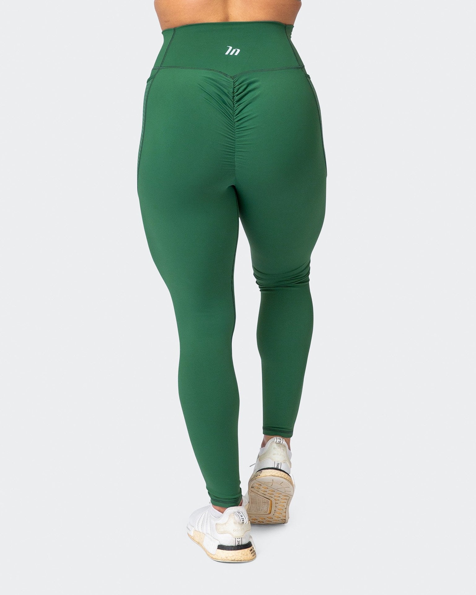 AMRAP Ankle Length Leggings - Fir Green-Leggings-XXS-MNAPPRL9876-MNAPPRL9876-5-Muscle Nation