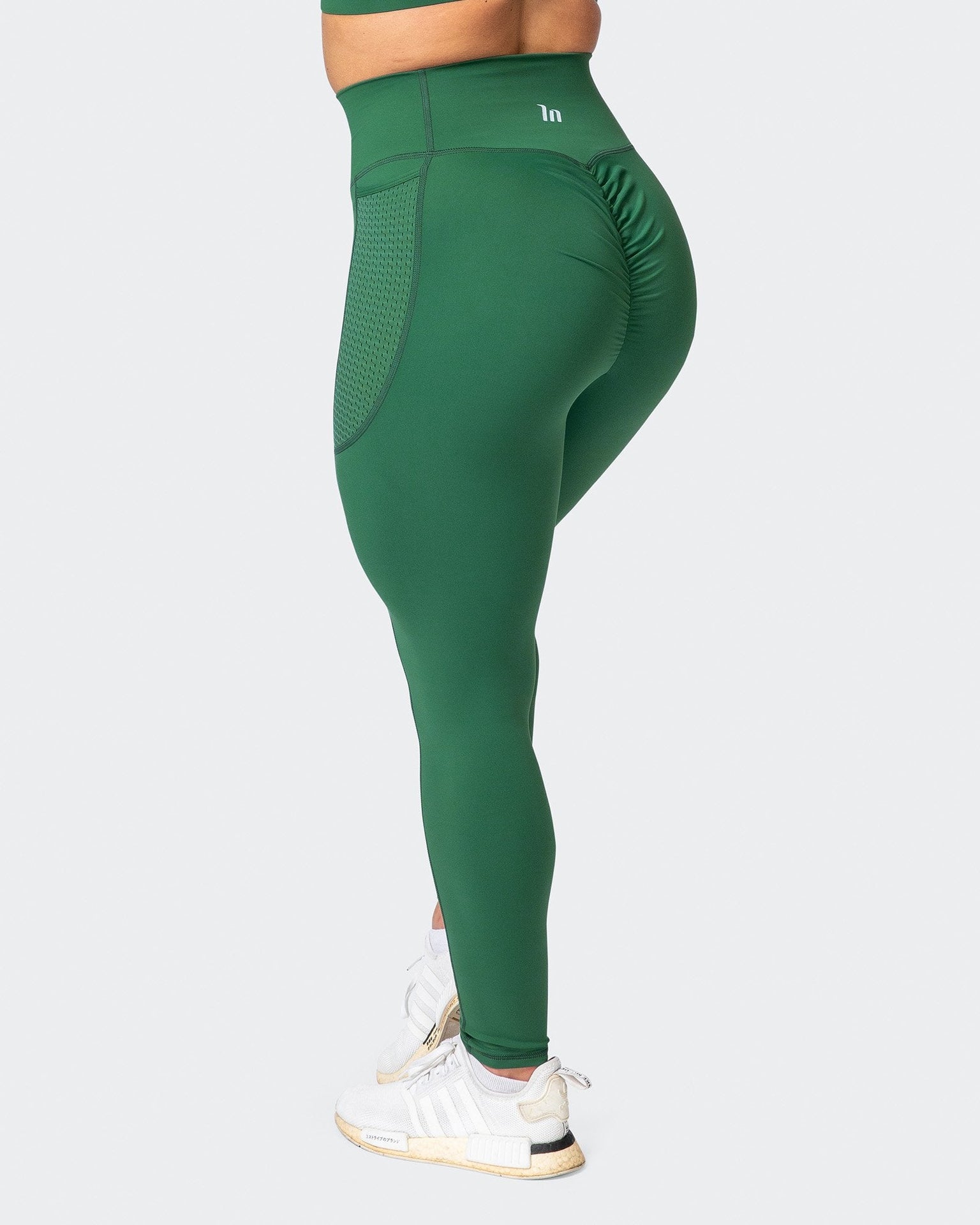 AMRAP Ankle Length Leggings - Fir Green-Leggings-XXS-MNAPPRL9876-MNAPPRL9876-6-Muscle Nation
