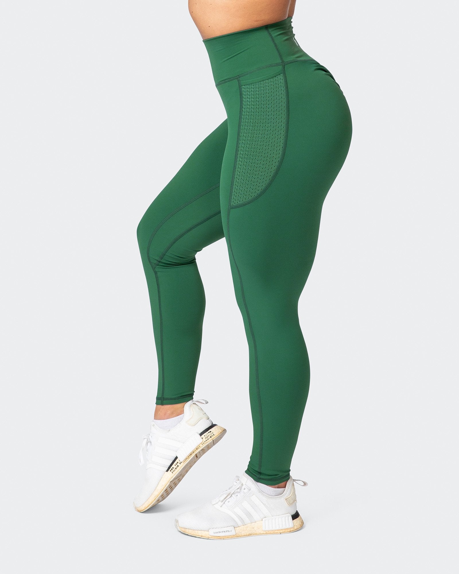AMRAP Ankle Length Leggings - Fir Green-Leggings-XXS-MNAPPRL9876-MNAPPRL9876-7-Muscle Nation
