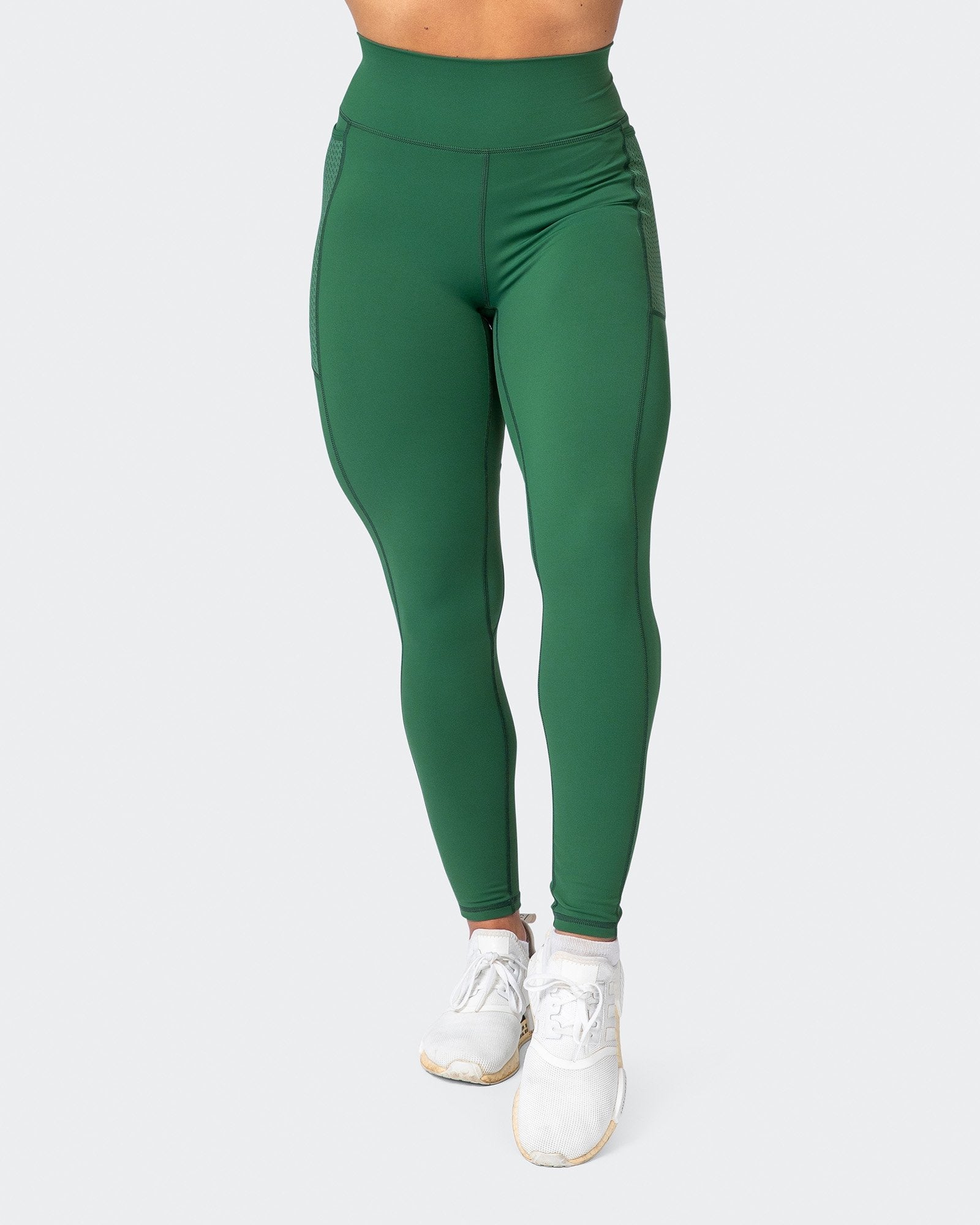 AMRAP Ankle Length Leggings - Fir Green-Leggings-XXS-MNAPPRL9876-MNAPPRL9876-9-Muscle Nation