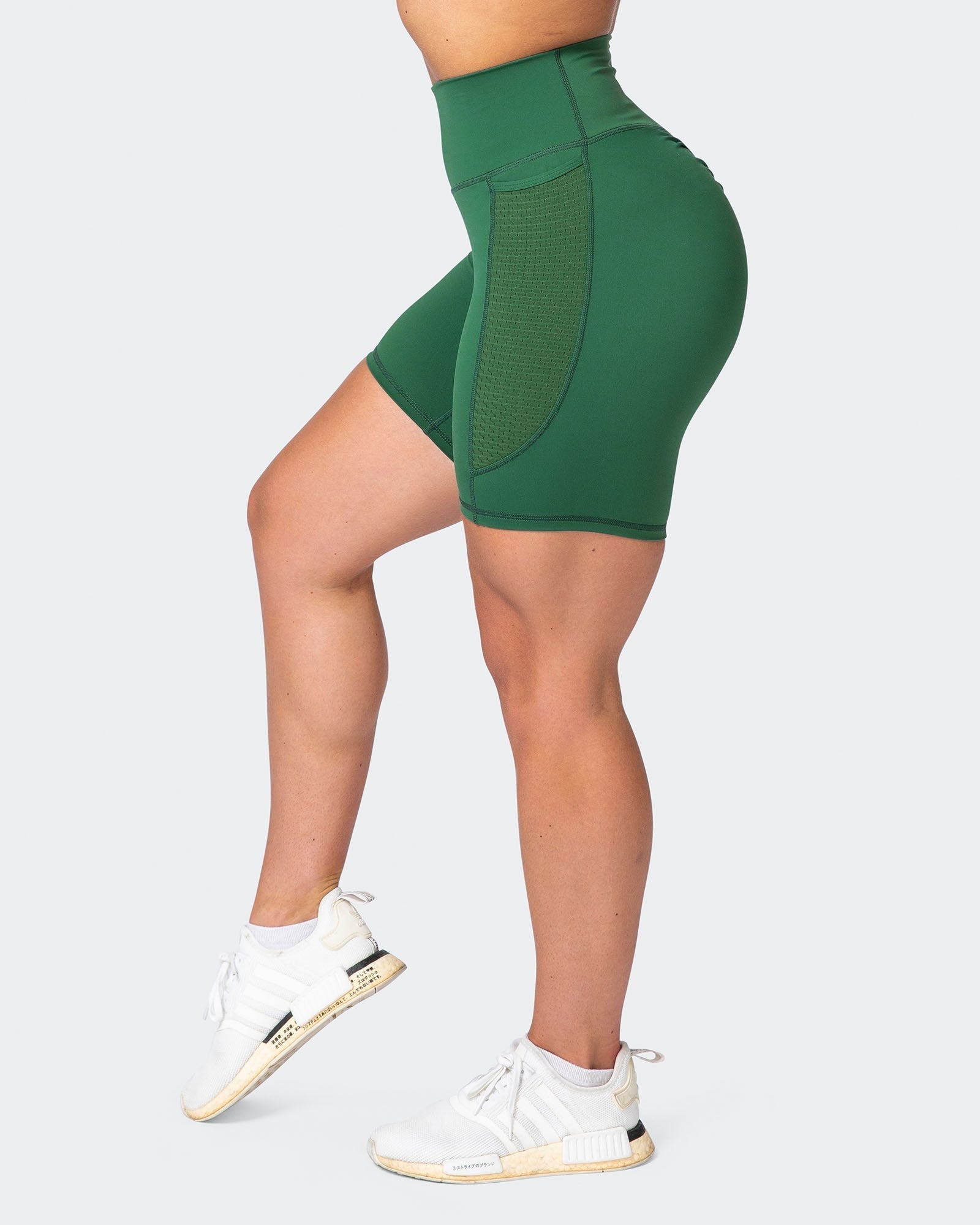 AMRAP Bike Shorts - Fir Green-Shorts-XXS-MNAPPRL9925-MNAPPRL9925-7-Muscle Nation