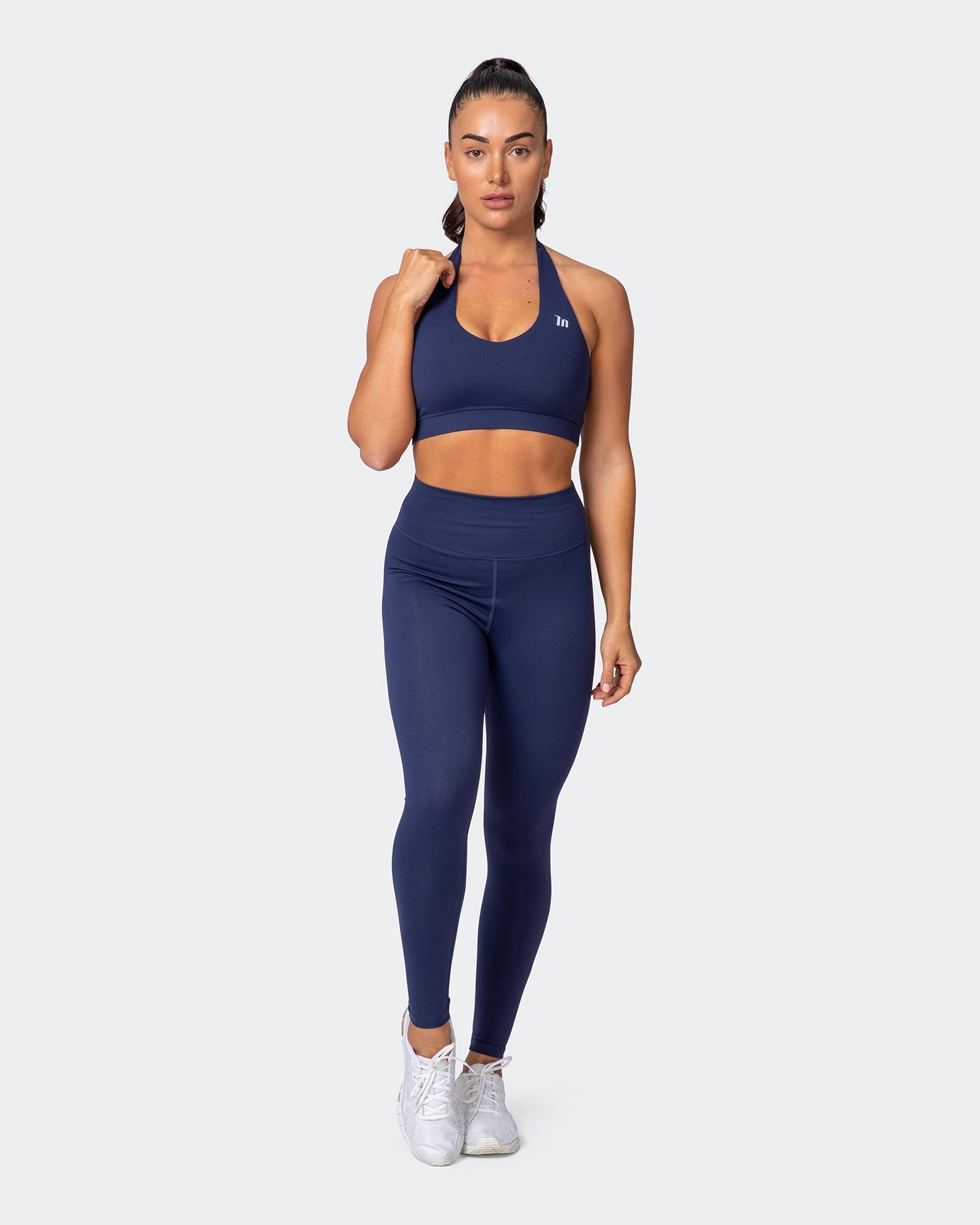 Signature Scrunch Ankle Length Leggings - Midnight-Leggings-XXS-MNAPPRL10270-MNAPPRL10270-8-Muscle Nation