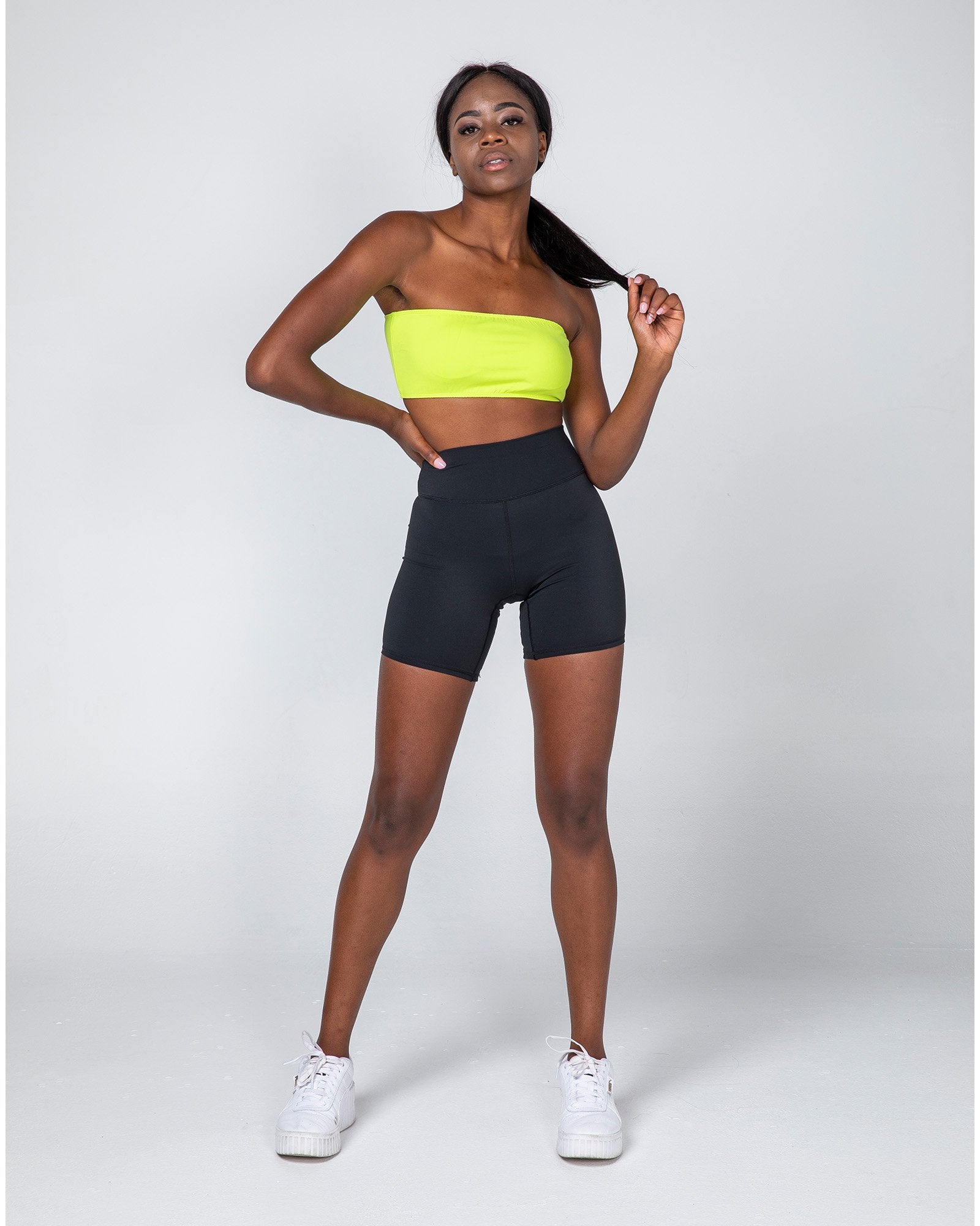 Bandeau - Acid Lime-Bralettes-XS-MNAPPRL8283-MNAPPRL8283-3-Muscle Nation