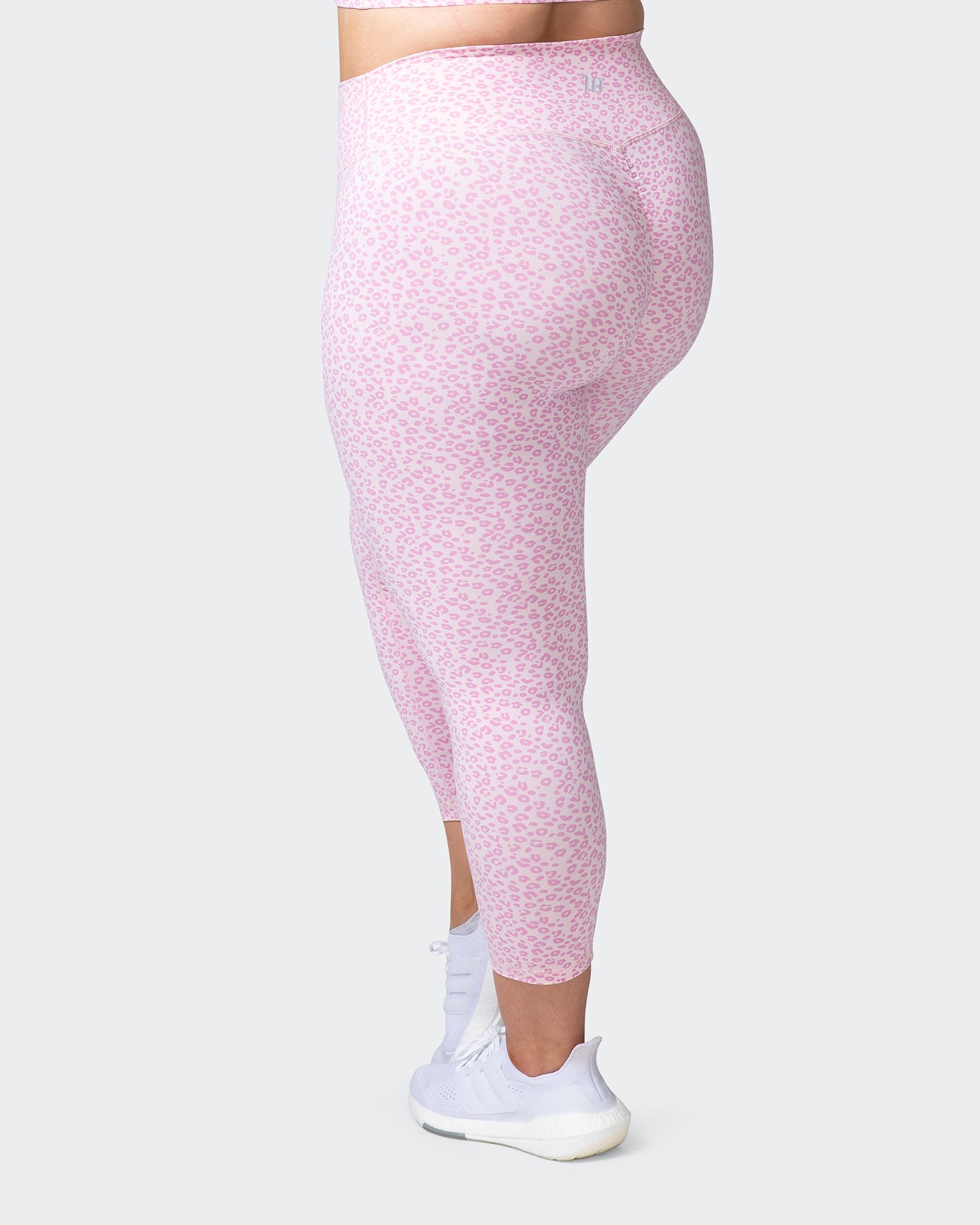 Signature Scrunch 7/8 Leggings - Rose Quartz Mini Cheetah Print-Leggings-XXS-042207RQMCH-XXS-MNAPPRL14564-5-Muscle Nation