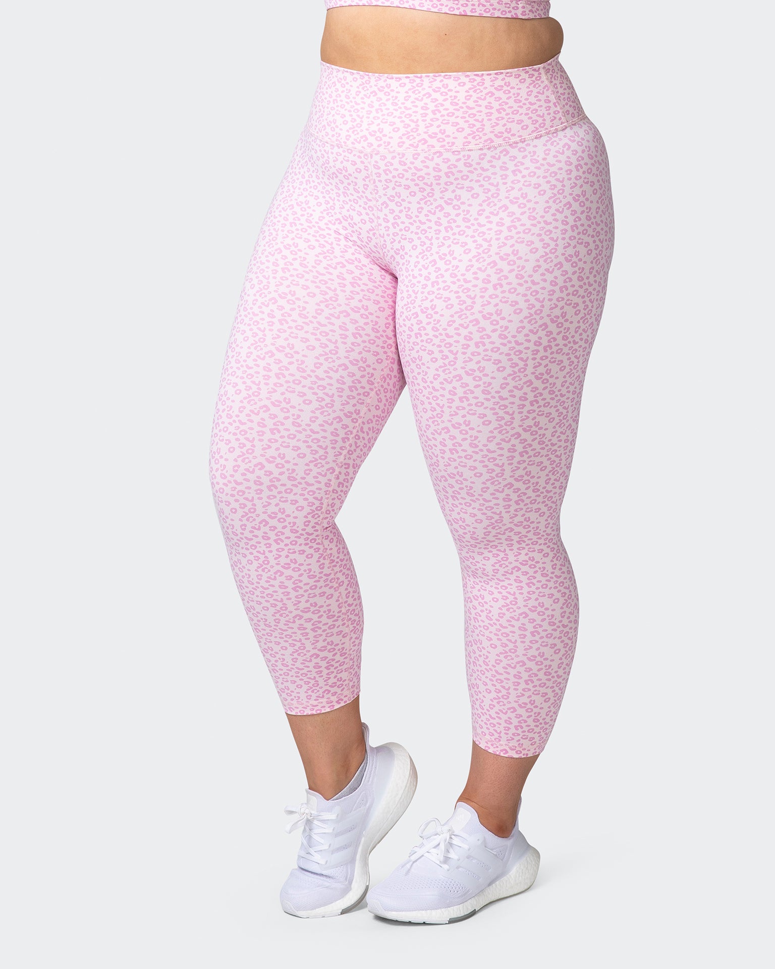 Signature Scrunch 7/8 Leggings - Rose Quartz Mini Cheetah Print-Leggings-XXS-042207RQMCH-XXS-MNAPPRL14564-3-Muscle Nation