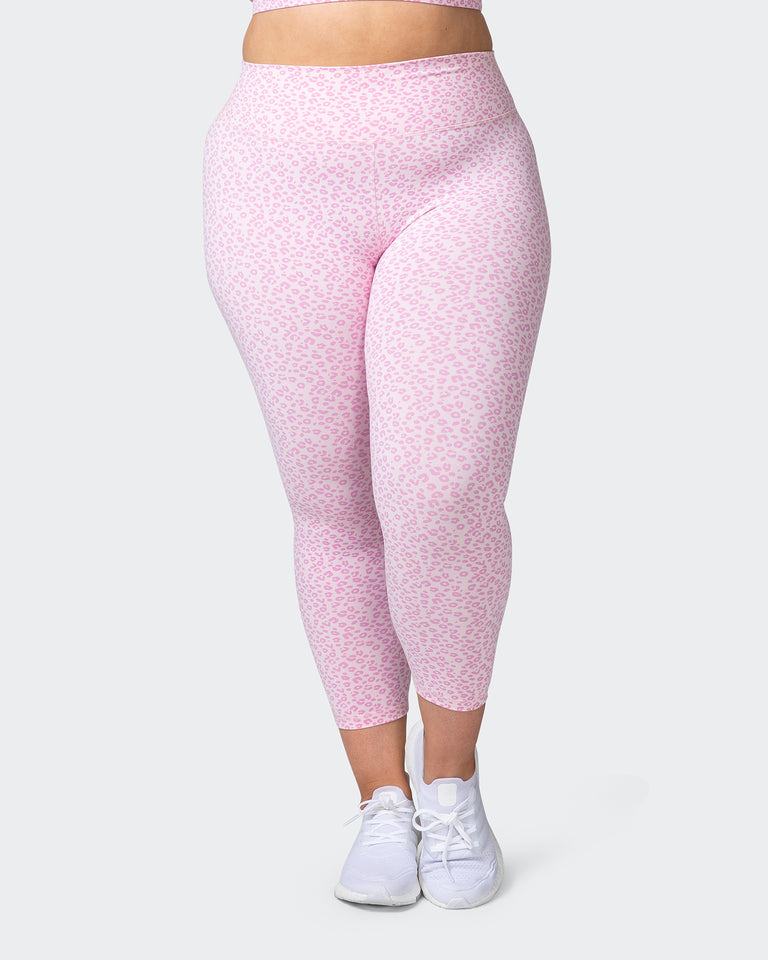 Signature Scrunch 7/8 Leggings - Rose Quartz Mini Cheetah Print-Leggings-XXS-042207RQMCH-XXS-MNAPPRL14564-2-Muscle Nation