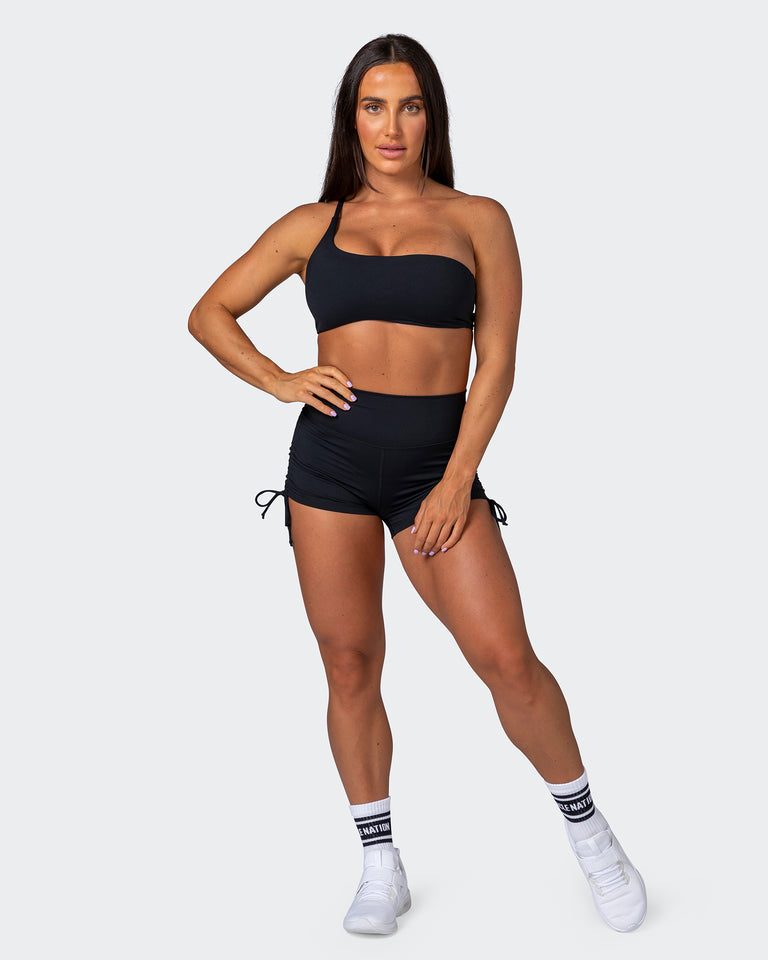 Movement One Shoulder Bralette - Black-Bralettes-XS-112243BLK-XS-MNAPPRL19829-7-Muscle Nation