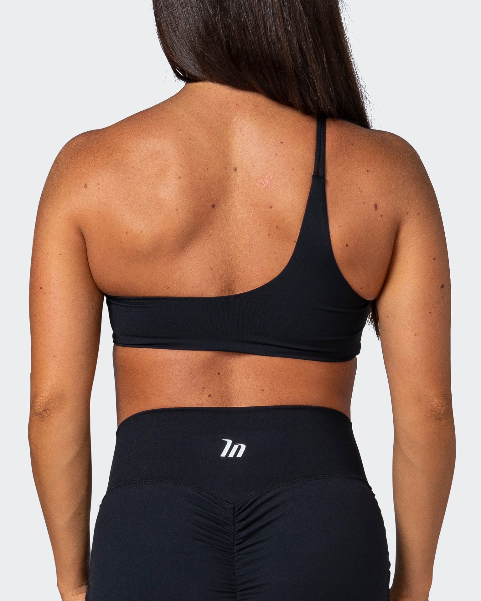 Movement One Shoulder Bralette - Black-Bralettes-XS-112243BLK-XS-MNAPPRL19829-6-Muscle Nation