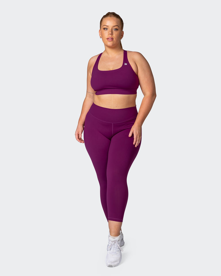 Signature Scrunch 7/8 Leggings - Huckleberry-Leggings-XXS-112262HUKBRY-XXS-MNAPPRL21139-7-Muscle Nation
