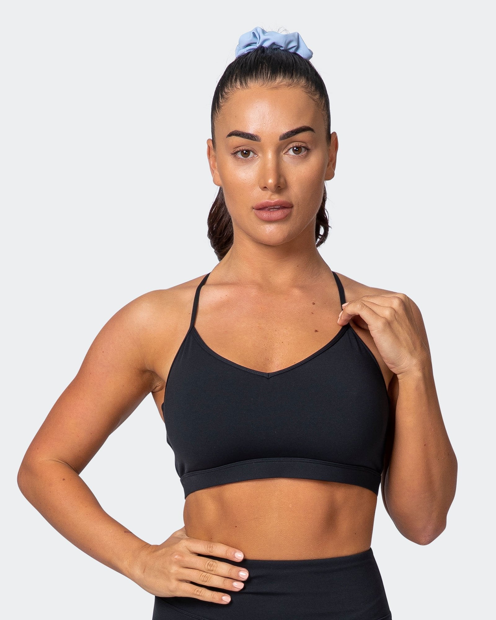 Free Throw Bralette - Black-Bralettes-XS-MNAPPRL10490-MNAPPRL10490-1-Muscle Nation
