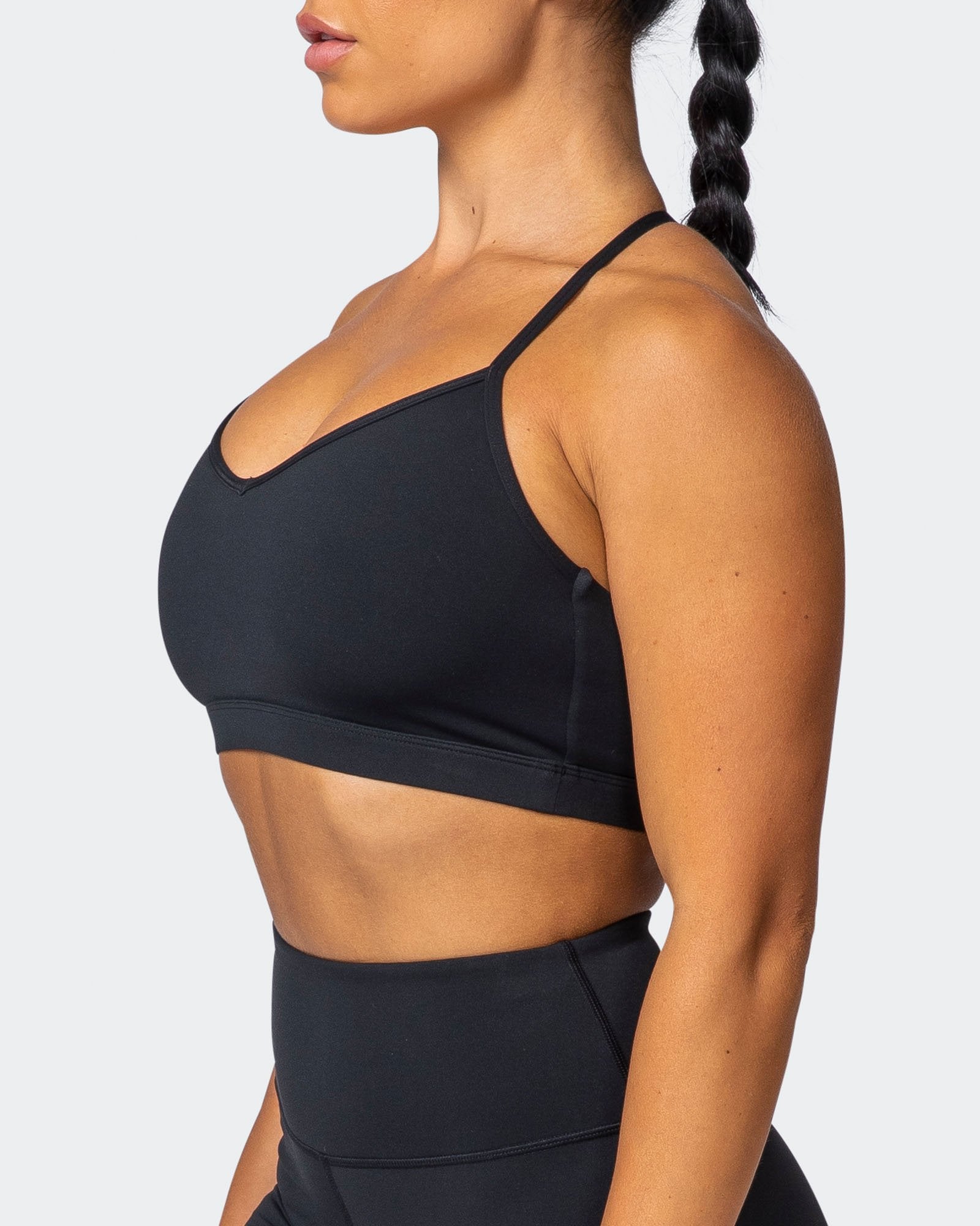 Free Throw Bralette - Black-Bralettes-XS-MNAPPRL10490-MNAPPRL10490-6-Muscle Nation