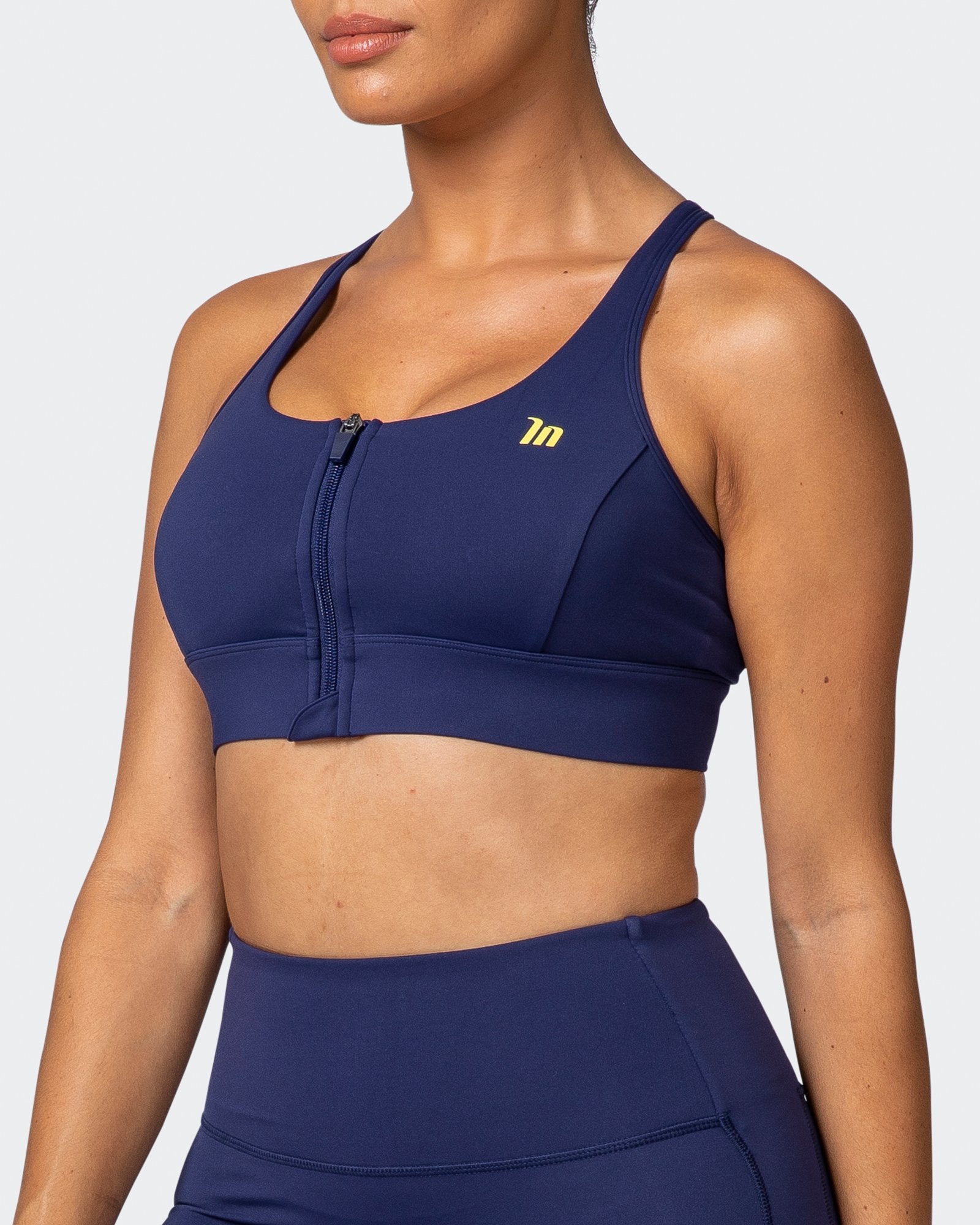 Bounce Defence Bra - Indigo-Sports Bras-XS-072120INGO-XS-MNAPPRL10883-3-Muscle Nation