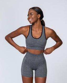 Comfort Seamless Bra - Charcoal Marl-Sports Bras-XS-MNAPPRL9228-MNAPPRL9228-1-Muscle Nation