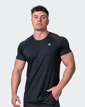 Classic Ventilation Tee - Black-T-Shirts-S-062106BLK-S-MNAPPRL11656-1-Muscle Nation