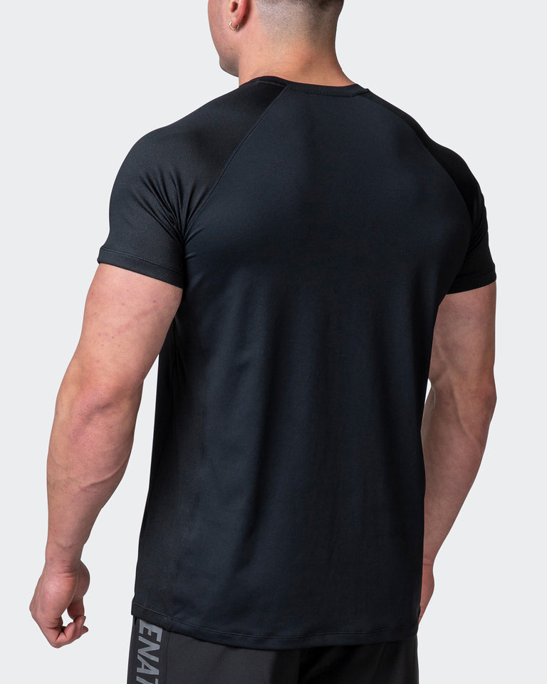 Classic Ventilation Tee - Black-T-Shirts-S-062106BLK-S-MNAPPRL11656-5-Muscle Nation