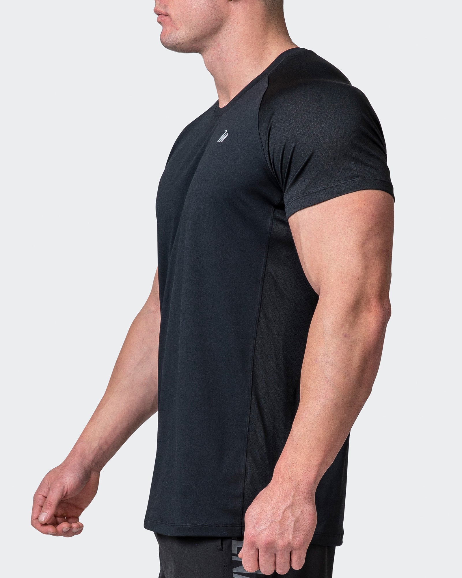 Classic Ventilation Tee - Black-T-Shirts-S-062106BLK-S-MNAPPRL11656-4-Muscle Nation