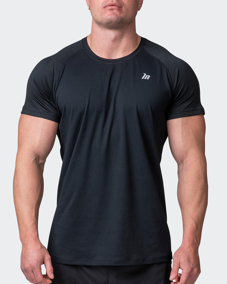 Classic Ventilation Tee - Black-T-Shirts-S-062106BLK-S-MNAPPRL11656-2-Muscle Nation