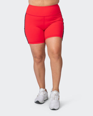 Dynamic Bike Shorts - Hot Red-Shorts-XXS-112106HRED-XXS-MNAPPRL11888-2-Muscle Nation