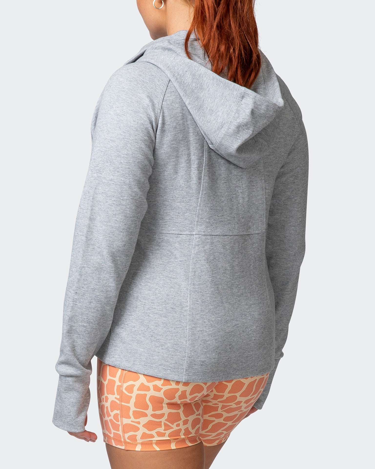 Dynamic Zip Through Jacket - Light Grey Marl-Jackets-XXS-032212LTGRYMRL-XXS-MNAPPRL13787-3-Muscle Nation