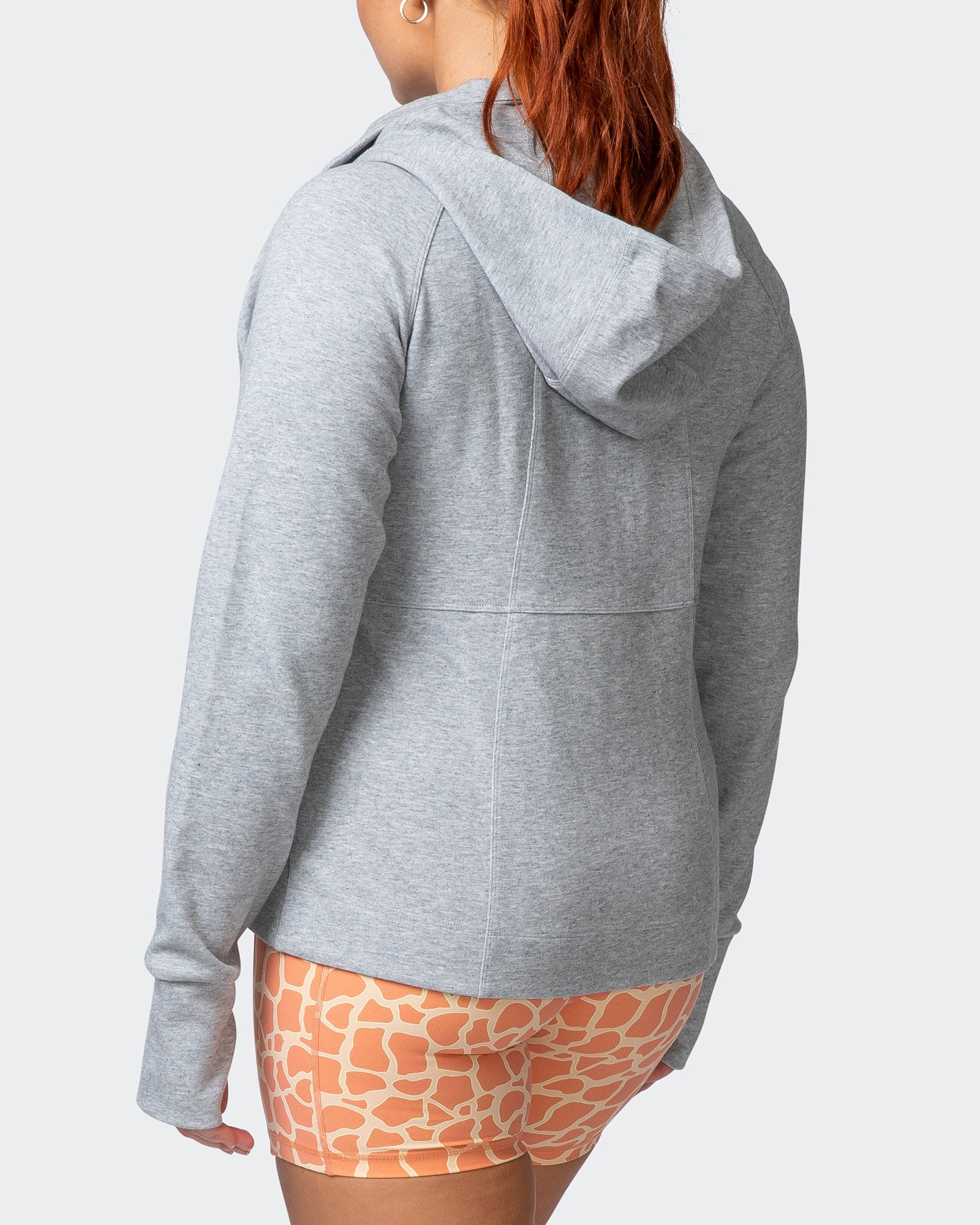 Dynamic Zip Through Jacket - Light Grey Marl-Jackets-XXS-032212LTGRYMRL-XXS-MNAPPRL13787-3-Muscle Nation