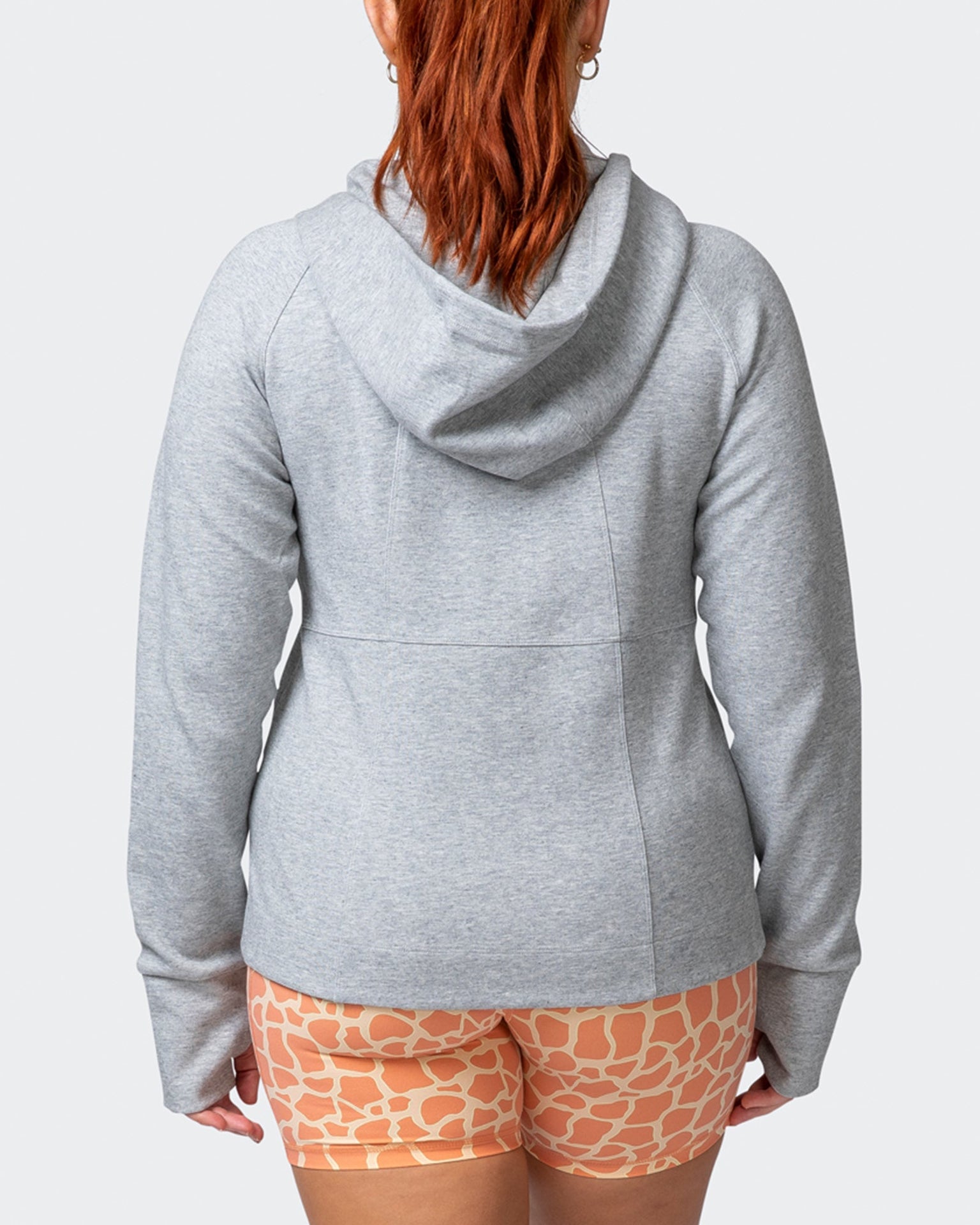 Dynamic Zip Through Jacket - Light Grey Marl-Jackets-XXS-032212LTGRYMRL-XXS-MNAPPRL13787-5-Muscle Nation