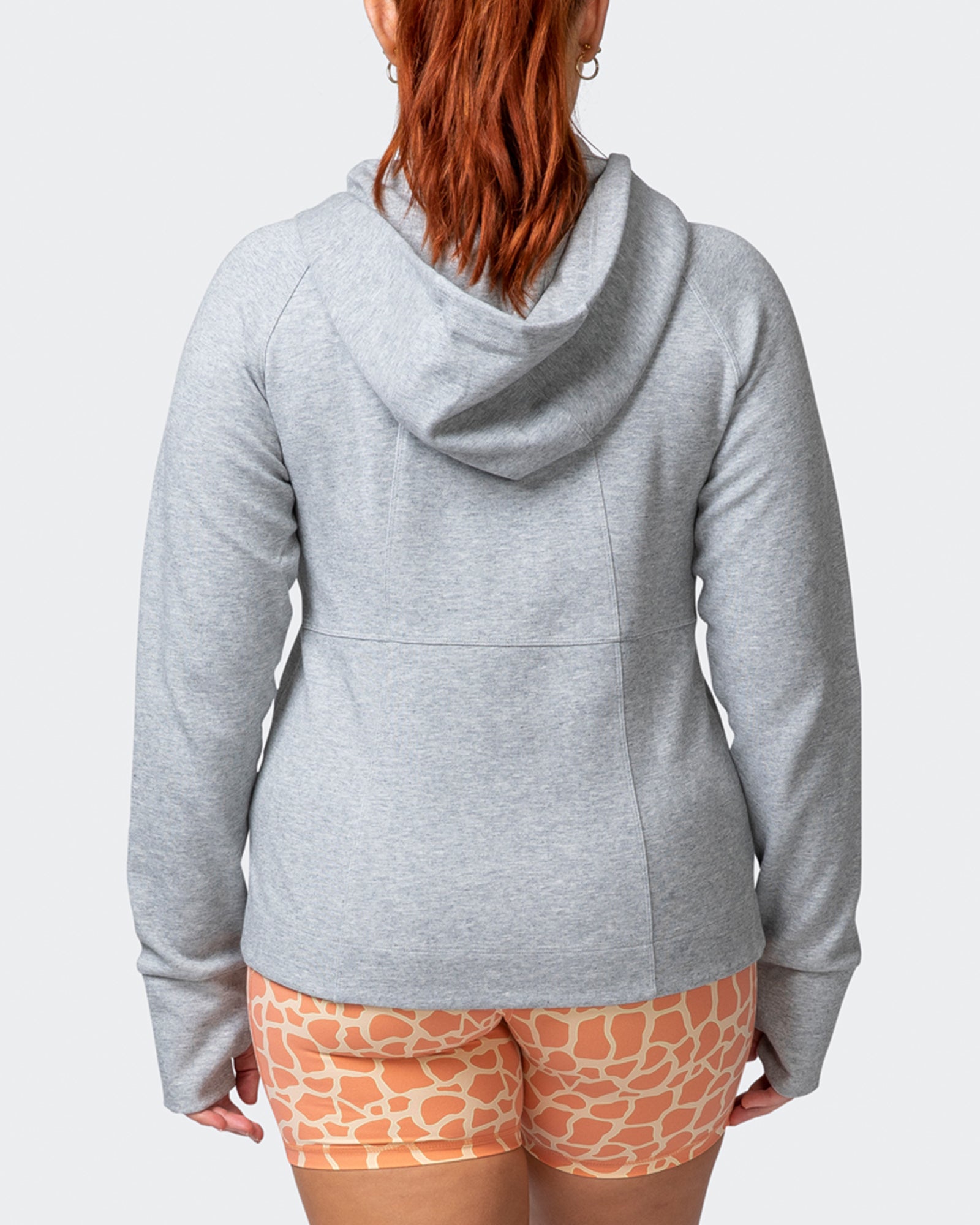 Dynamic Zip Through Jacket - Light Grey Marl-Jackets-XXS-032212LTGRYMRL-XXS-MNAPPRL13787-5-Muscle Nation