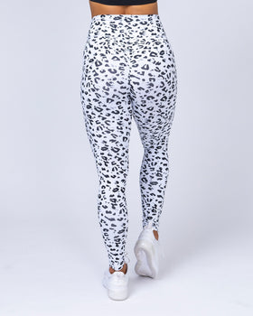 Signature Full Length Scrunch Leggings - Snow Leopard-Leggings-XXS-MNAPPRL7556-MNAPPRL7556-1-Muscle Nation