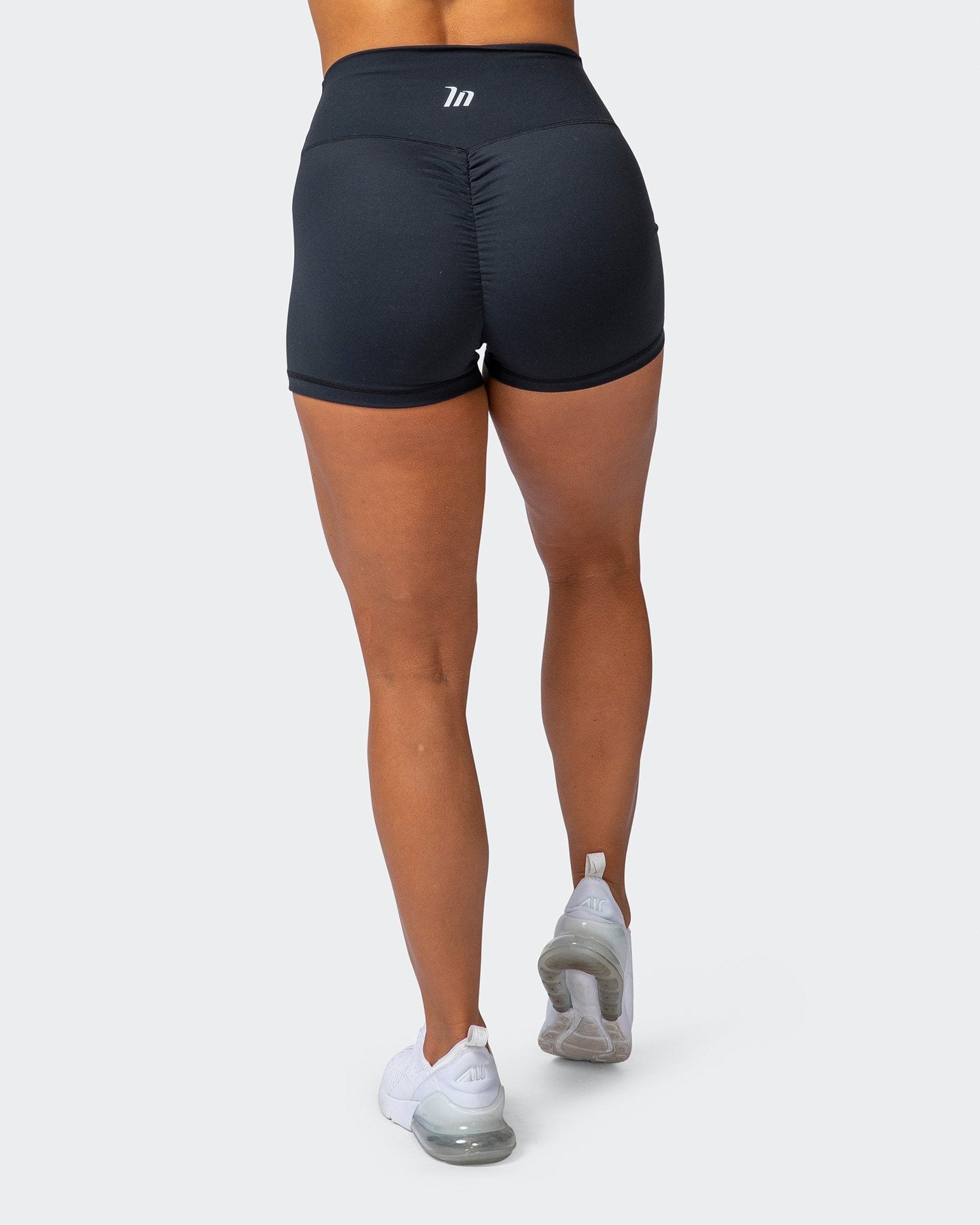 Signature Scrunch Booty Shorts - Black-Shorts-XXS-MNAPPRL7701-MNAPPRL7701-2-Muscle Nation