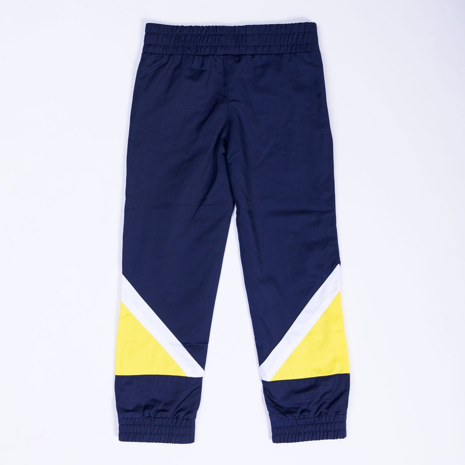 Kids MN Retro Tracksuit Pants - Navy / Yellow-Kids-2-MNAPPRL4542-MNAPPRL4542-2-Muscle Nation
