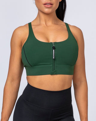 Locked & Loaded Bra - Moss-Sports Bras-XS-MNAPPRL6904-MNAPPRL6904-1-Muscle Nation
