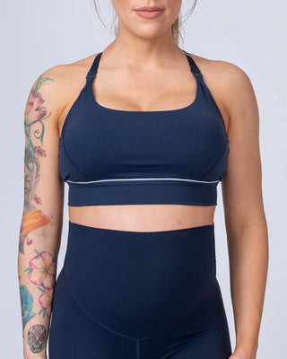 Maternity Bra - Navy-Sports Bras-XS-MNAPPRL7286-MNAPPRL7286-1-Muscle Nation