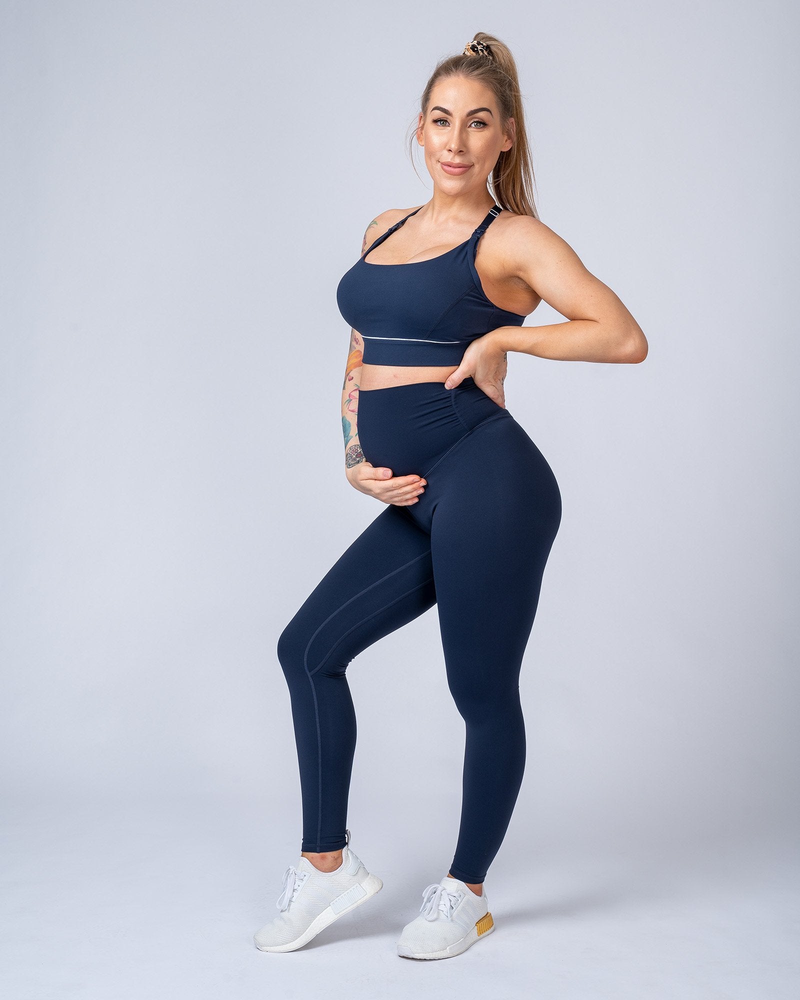 Maternity Bra - Navy-Sports Bras-XS-MNAPPRL7286-MNAPPRL7286-10-Muscle Nation