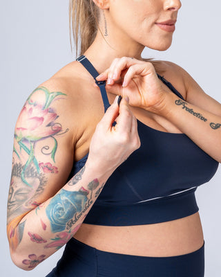 Maternity Bra - Navy-Sports Bras-XS-MNAPPRL7286-MNAPPRL7286-2-Muscle Nation