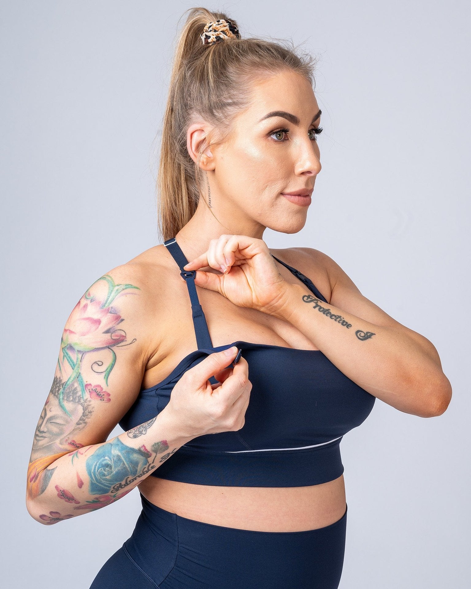 Maternity Bra - Navy-Sports Bras-XS-MNAPPRL7286-MNAPPRL7286-9-Muscle Nation