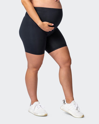 Maternity Everyday Bike Short - Black-Shorts-XS-032214BLK-XS-MNAPPRL13830-1-Muscle Nation